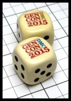 Dice : Dice - 6D - Dice Maniac Club Commerorative Gen Con 2015 - Gen Con Aug 2015